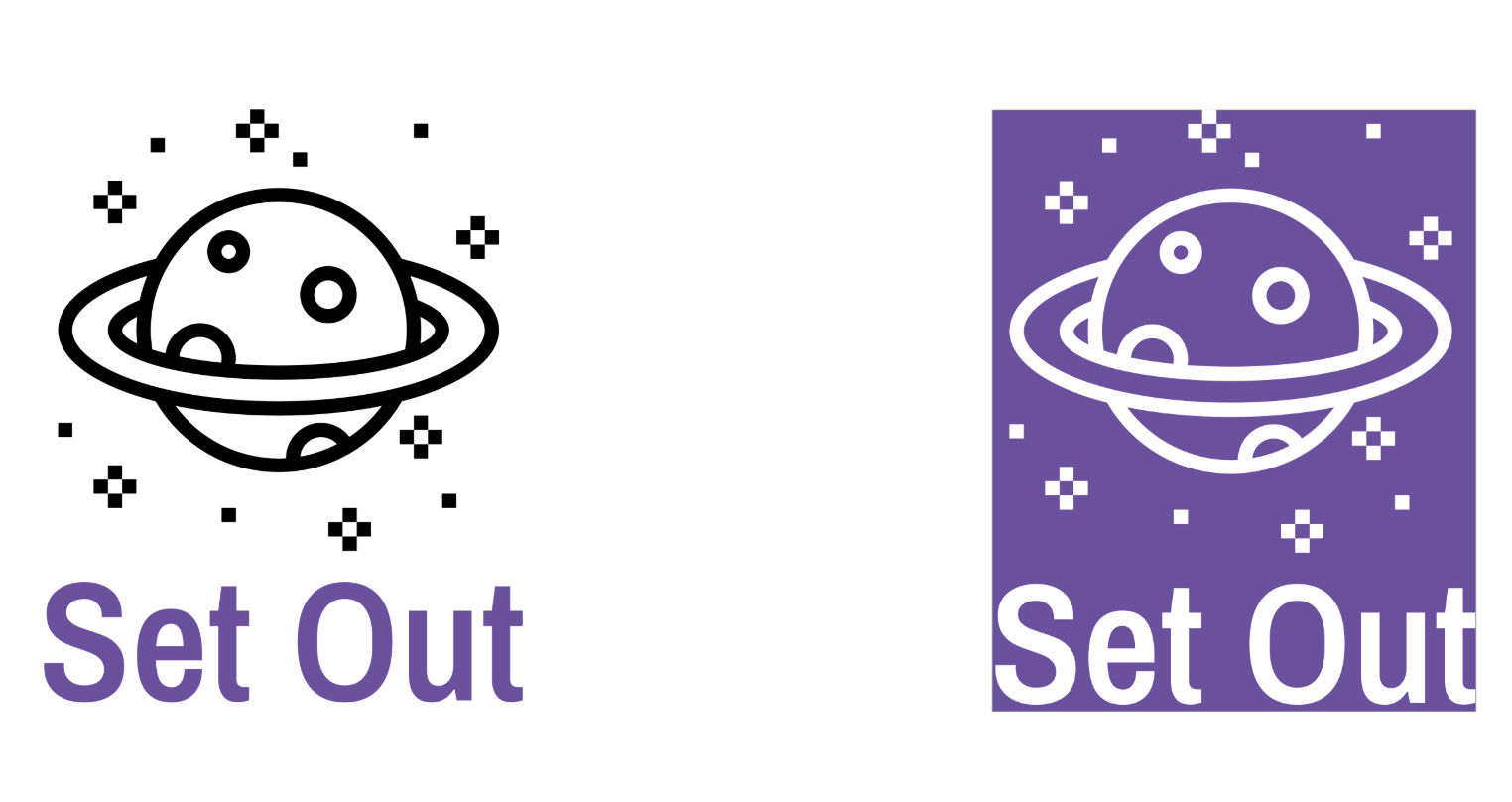 Set Out Logo Variations